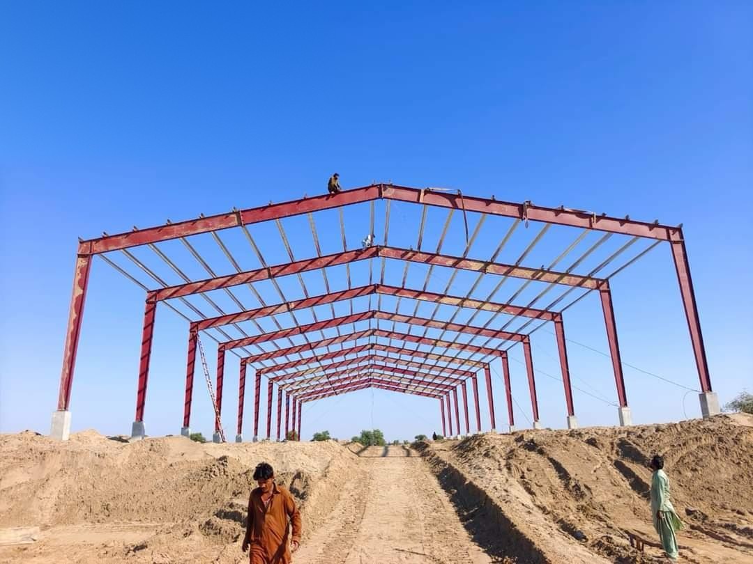 Steel shed frame