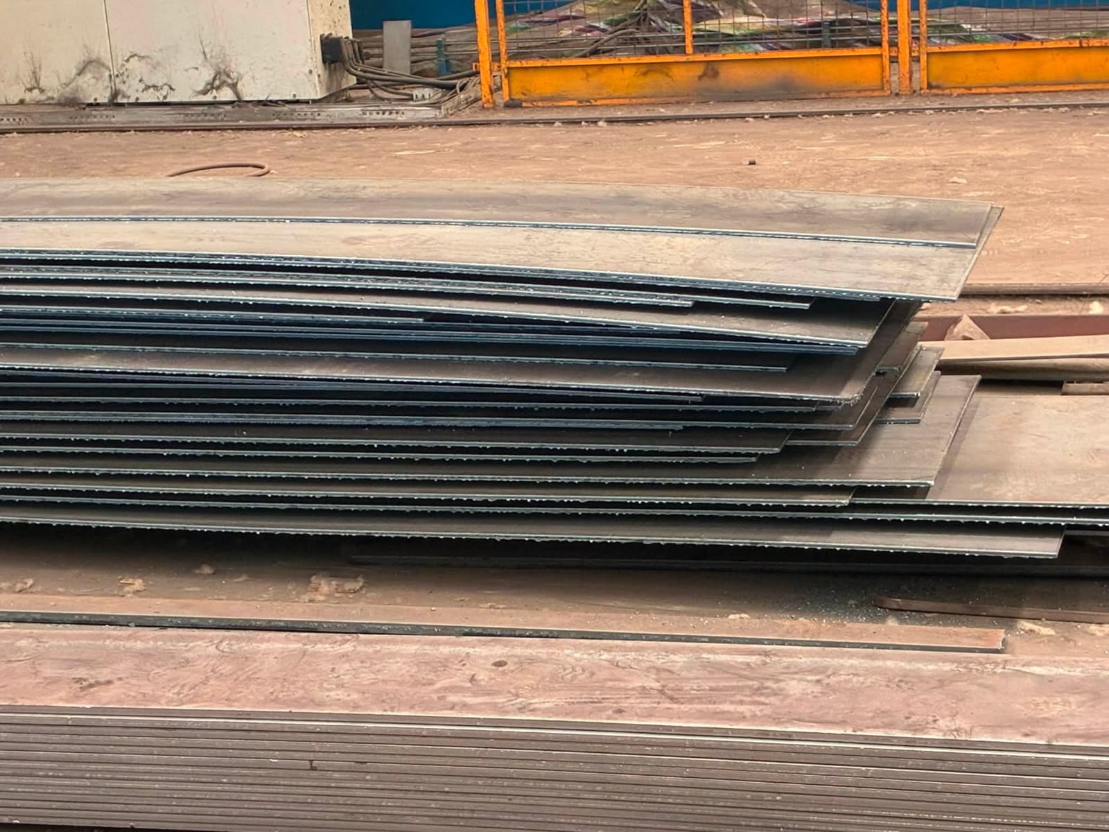 Steel plates in our Gujranwala factory
